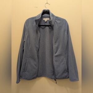 Amazon Essentials Women's Full-Zip Polar Fleece Jacket Cornflower Blue Large